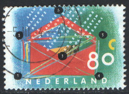 Netherlands Scott 845 Used